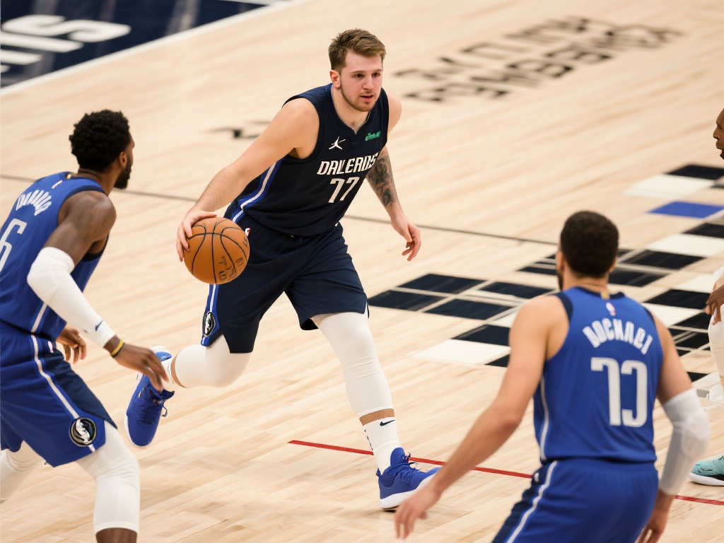 东契奇妙传展大师风范 范德比尔特暴扣强势吃饼 东契奇作为达拉斯独行侠的核心球员,以其出